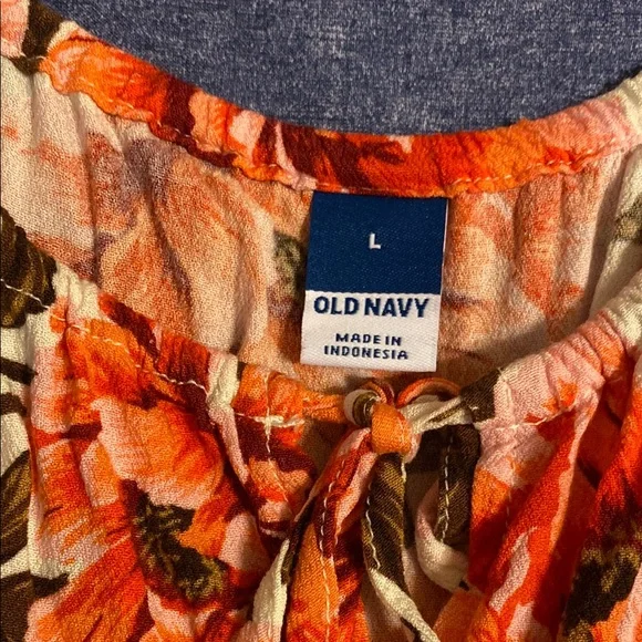 Old Navy Floral Sheath Maxi Dress - Picture 6 of 9